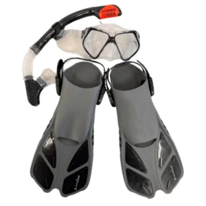 Mens Snorkel, Mask and Flippers rental set