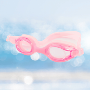 pink goggles for maui beach gear