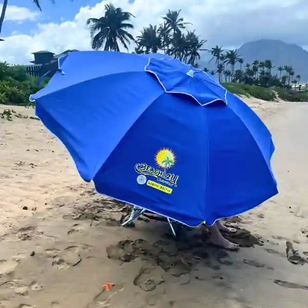 Umbrella rental item from Beach2u