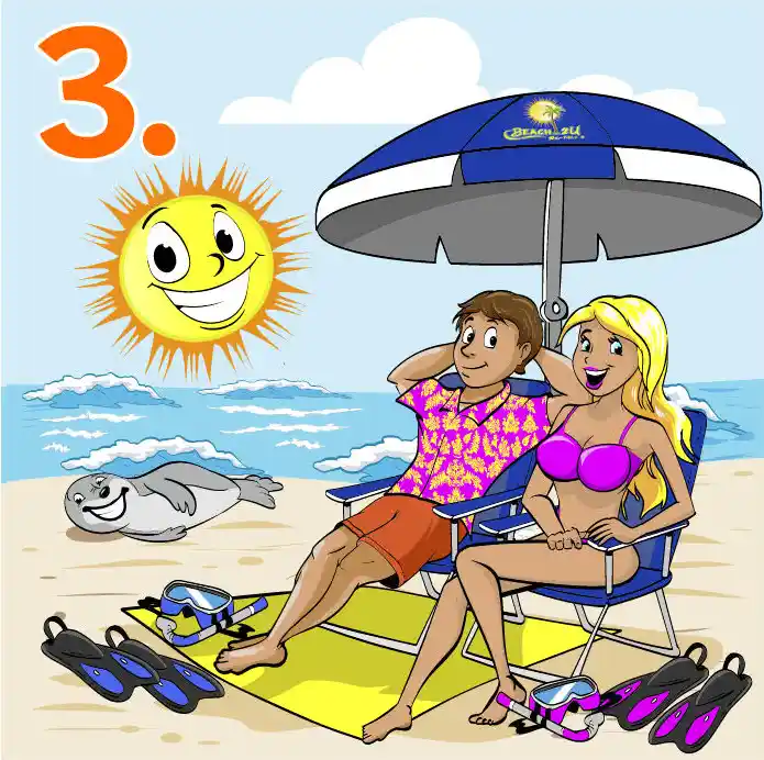Then enjoy your best beach experience after we meet you at the beach with your gear.