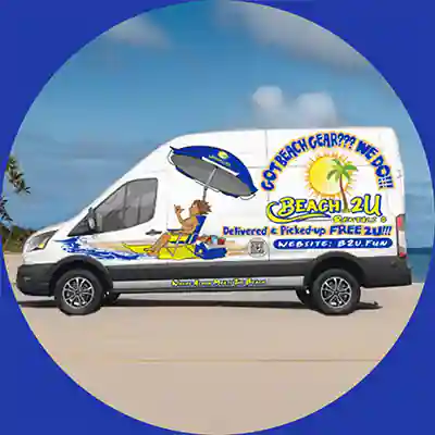 Beach2u Delivery and Pickup Van
